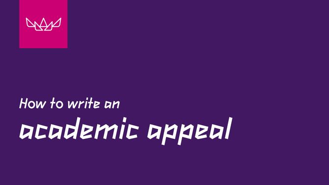 How to write a successful academic appeal letter