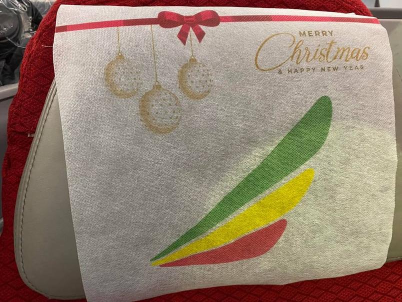 Business Class on Ethiopean Airlines. Flying from Manchester to Addis Ababa on Christmas Day 2023.
