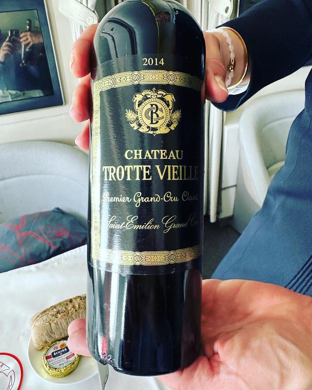 Air France La Premiere business class long-haul flight.