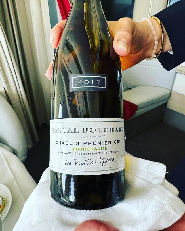 Air France La Premiere business class long-haul flight.