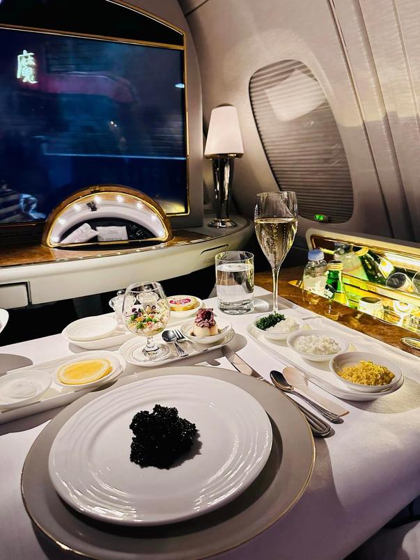 Emirates A380 First-Class from Dubai to Bali