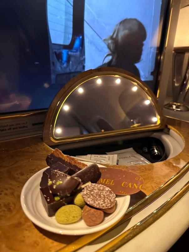 Emirates A380 First-Class from Dubai to Bali