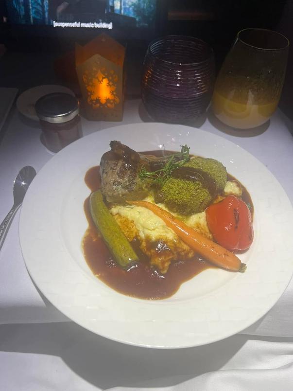 Qatar Airways business class Doha to Manchester