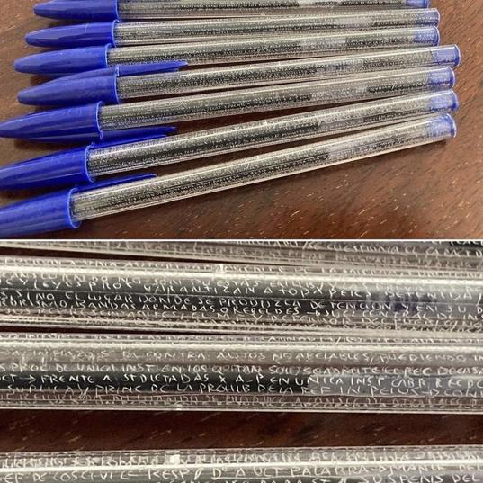 Innocent looking pens confiscated for