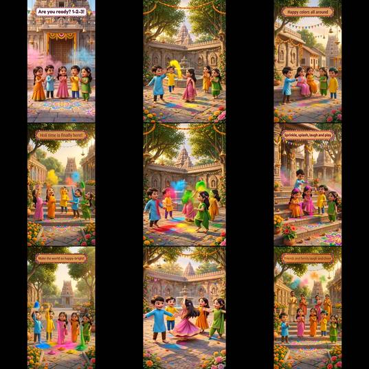 Festival of Colours – A Children’s Holi Song