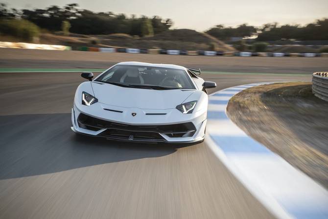 The Lamborghini Aventador SVJ does Movember