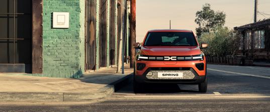 Dacia Spring EV car £14,995 + free £250 to spend on accessories, a home charger, or charging credit