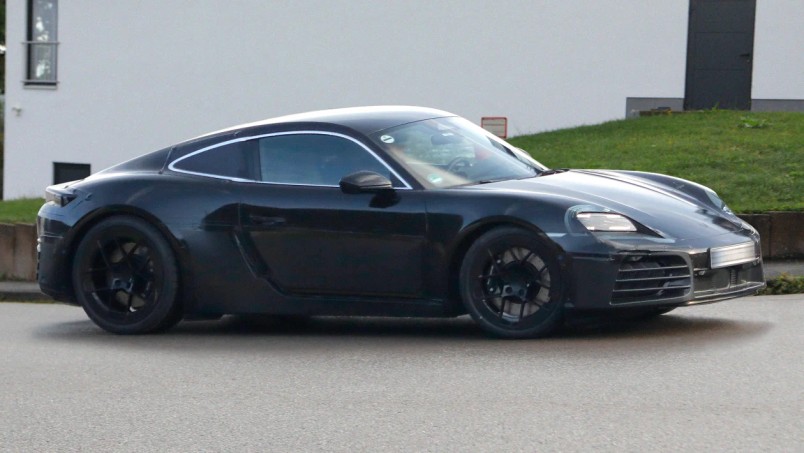 2026 electric Porsche 983 Cayman spotted