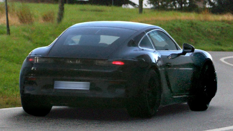 2026 electric Porsche 983 Cayman spotted