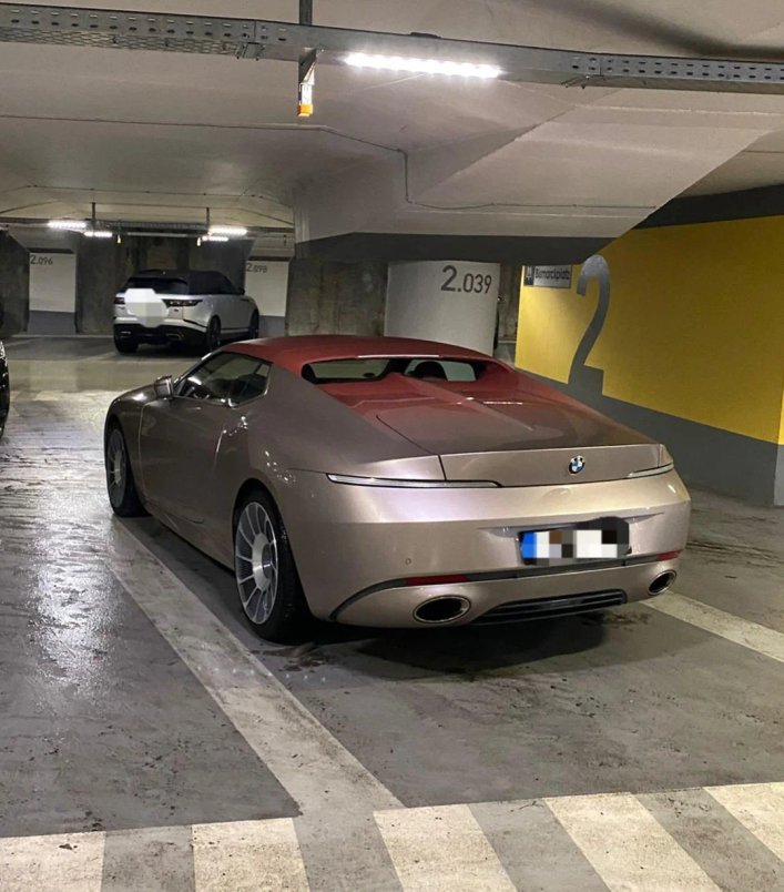 Rare BMW Skytop spotted in a German car park