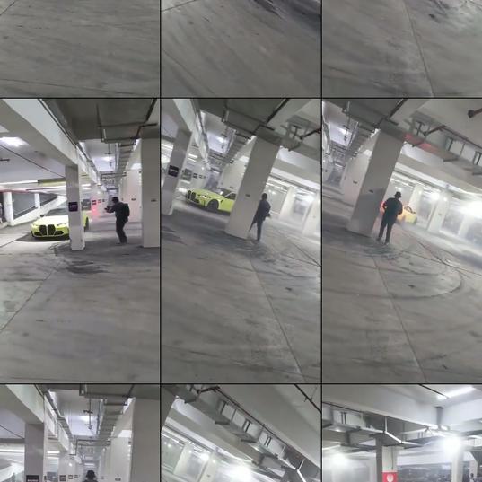 BMW M4 (G80) casually drifting around a