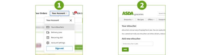 £10 off £60 spend using code from Asda Groceries