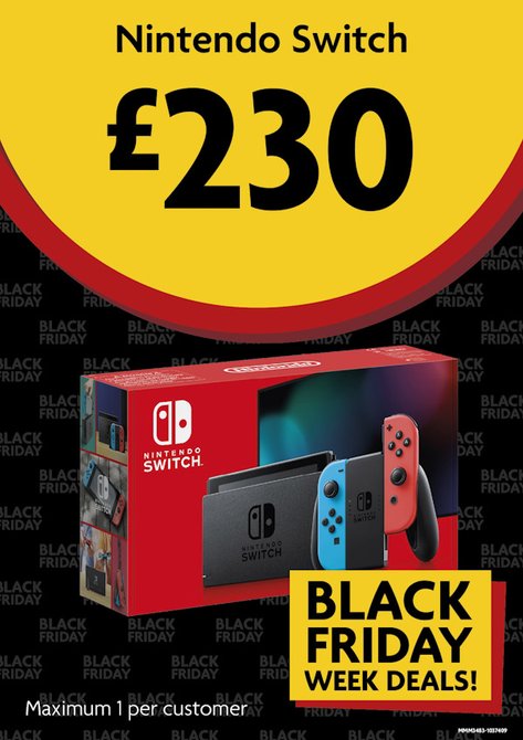 Nintendo Switch Console £230 instore in Morrisons
