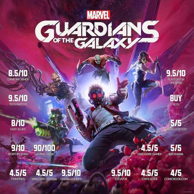 Marvel's Guardians of the Galaxy (PS5/PS4/Series X) £27.99 from Currys