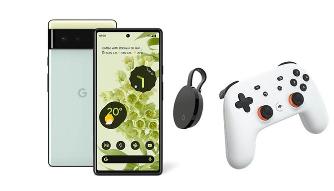 Google Pixel 6 £369 + Free Google Stadia Premiere Edition from Vodafone