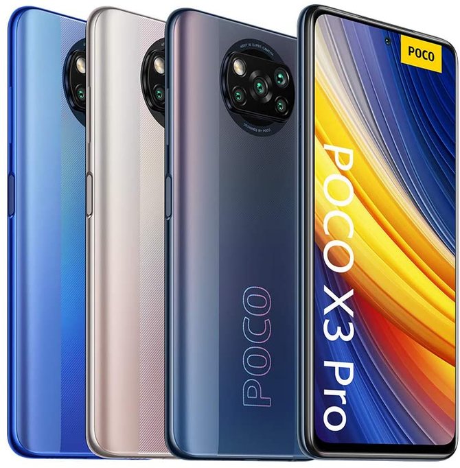 POCO X3 Pro 8+256GB 6.67" 120Hz FHD+, Snapdragon 860, 48MP Quad Camera £159 from Amazon