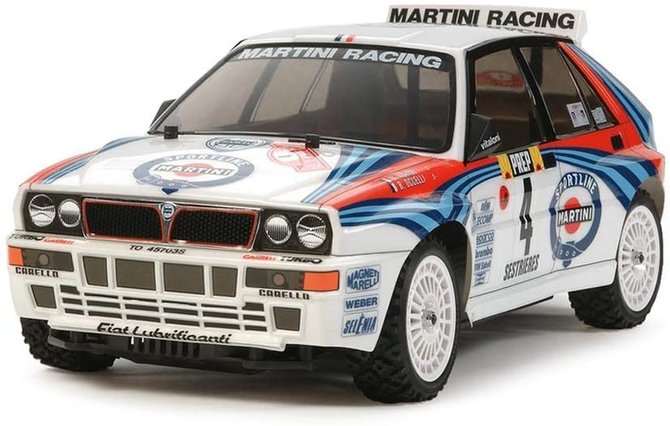 Tamiya Lancia Delta HF Integrale 1:10 RC radio controlled car XV-01 chassis