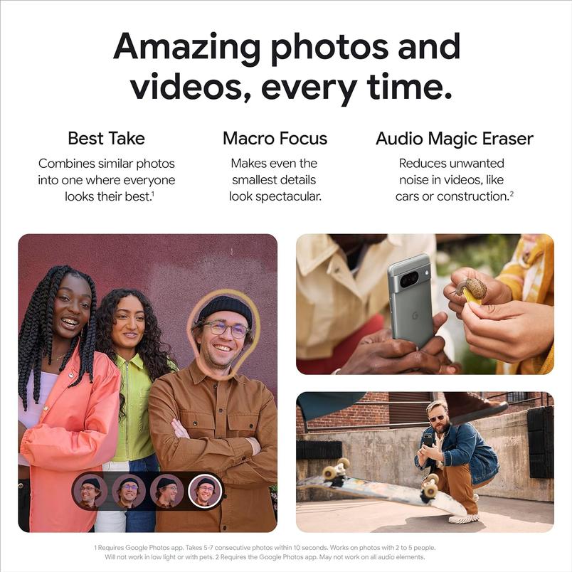 Pixel 8 128GB £429 / 256GB £489 from EE/Totum