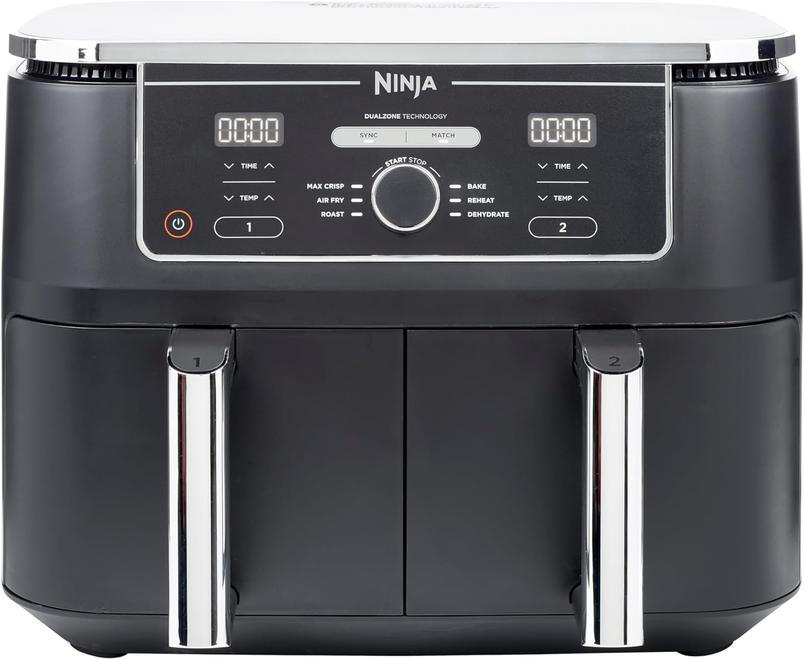 Ninja Foodi MAX Dual Zone Digital Air Fryer £168.48 from Amazon - AF400UK, 9.5L, 2 Drawers, 6 modes,  dishwasher safe