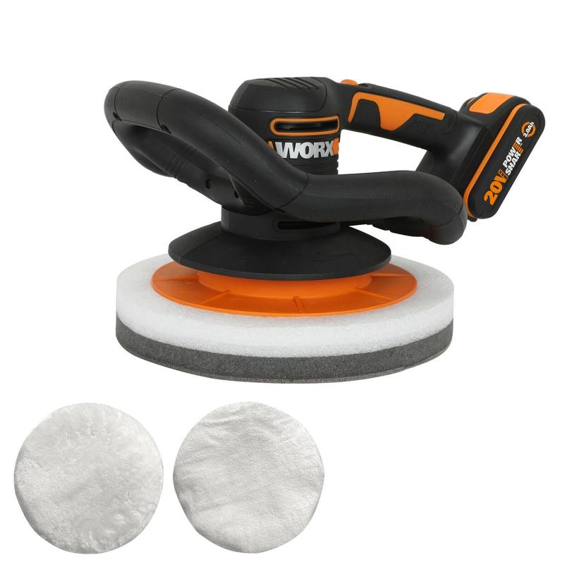 WORX WX856 Cordless Random Orbital Polisher/Buffer with x2 Pads £39.99