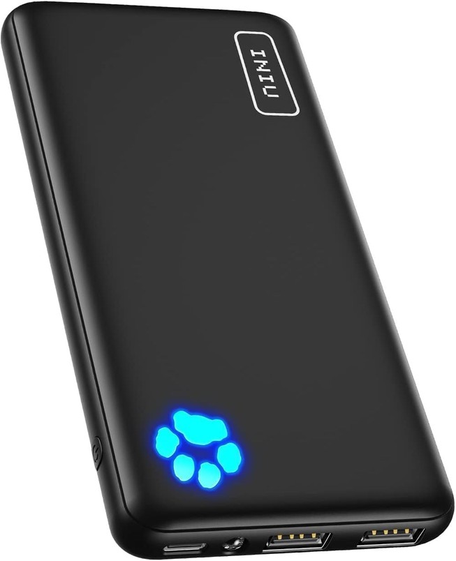 INIU Power Bank Portable Charger 10000mAh Slimmest & Lightest £8.99 from Amazon