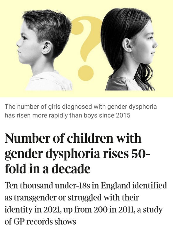 The dysphoria pandemic in the UK has spread to record levels. LBGT people are poisoning our children's minds and it has to STOP now. It is