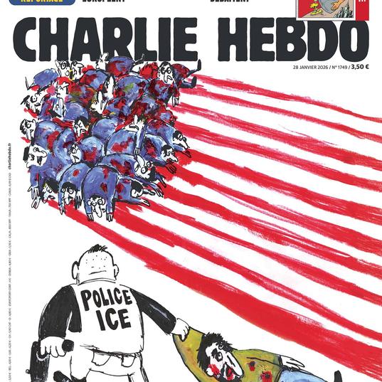 Front cover of Charlie Hebdo, dated 28