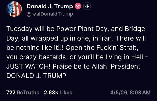 Trump has made yet another threat to