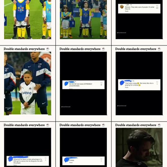 Double standards between women and men