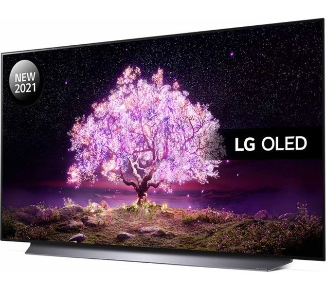 LG OLED HDR 4K TV OLED48C14LB (2021) , 48" with Freeview Play/Freesat HD & Dolby Atmos £899 from John Lewis