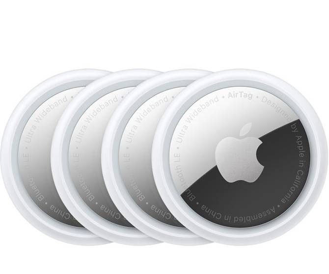 Apple AirTag GPS Locator 4-Pack £83.99 from Scan
