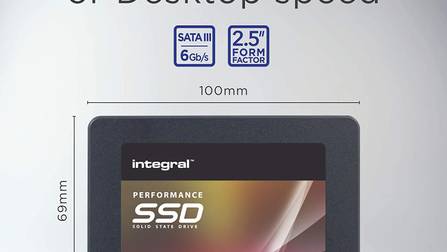 Integral 500GB SSD P Series 5 SATA III 2.5" inch Solid State Drive £34.18 from Amazon