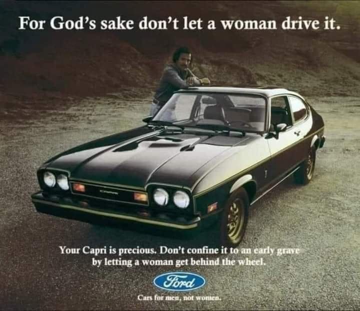 Back when the world was normal... 70s Ford capri ad