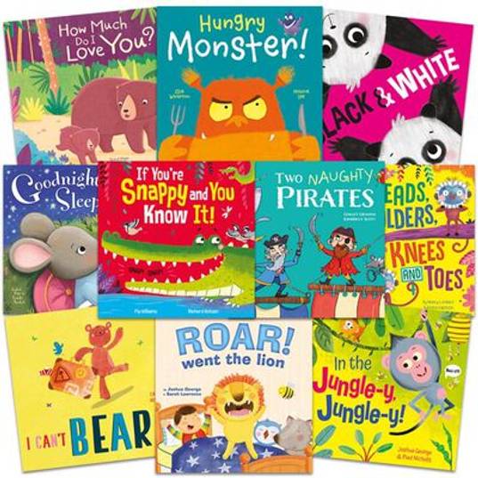 Kids picture book bundles 10 for £10 includes Thomas &amp; Friends, Mr Men,  Dinosaur Adventures, Hairy Maclary, Bedtime Stories etc from The Works
