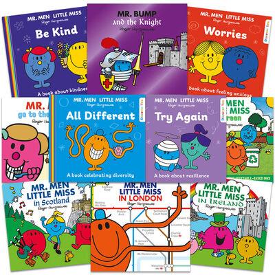 Kids picture book bundles 10 for £10 includes Thomas & Friends, Mr Men, Dinosaur Adventures, Hairy Maclary, Bedtime Stories etc from The Works