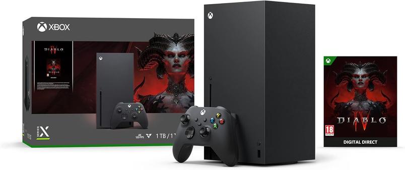 Xbox Series X standalone console £359.99 / Forza 5 bundle £369.99 / Diablo IV Bundle £389 from Amazon