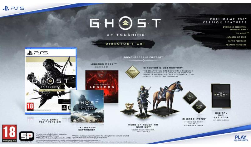 Ghost of Tsushima on PS5 (Director's Cut) £29.99 from Argos