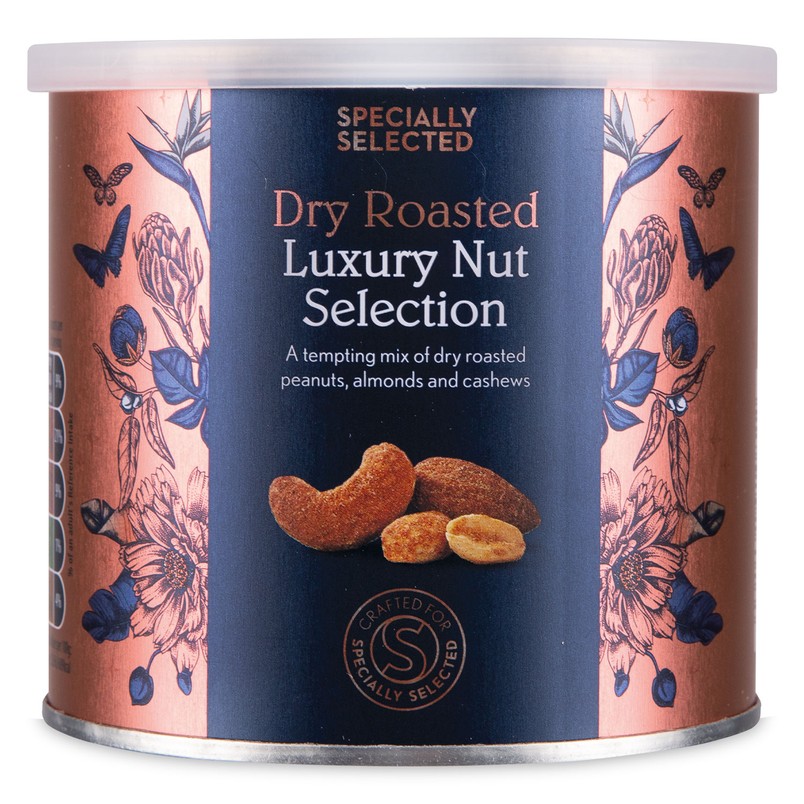 Aldi Luxury Nut Selection £1.49 - Dry roasted / Cornish Sea Salt / Ginger / Chocolate / Festive
