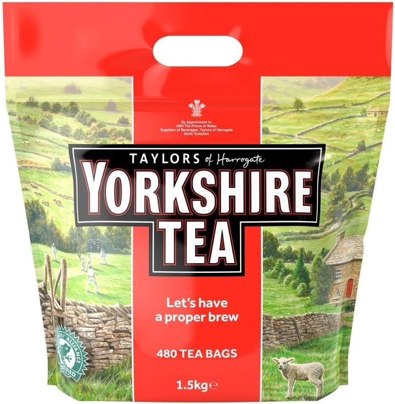 Yorkshire Tea (480 Tea Bags) £11.92 from Amazon