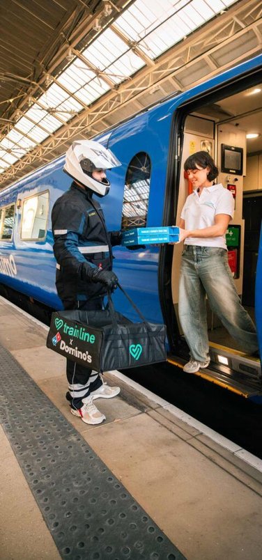 Domino's pizza delivered straight to your seat this Bank Holiday weekend