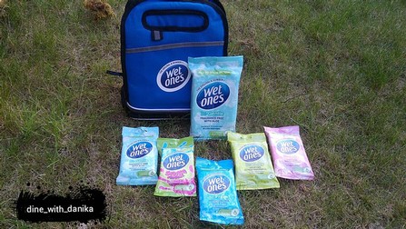 Stay refreshed wherever you are with WetOnes Wipes.