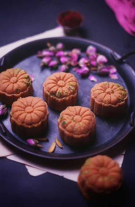 Khoya Badam Peda / Milk Almond Fudge.
