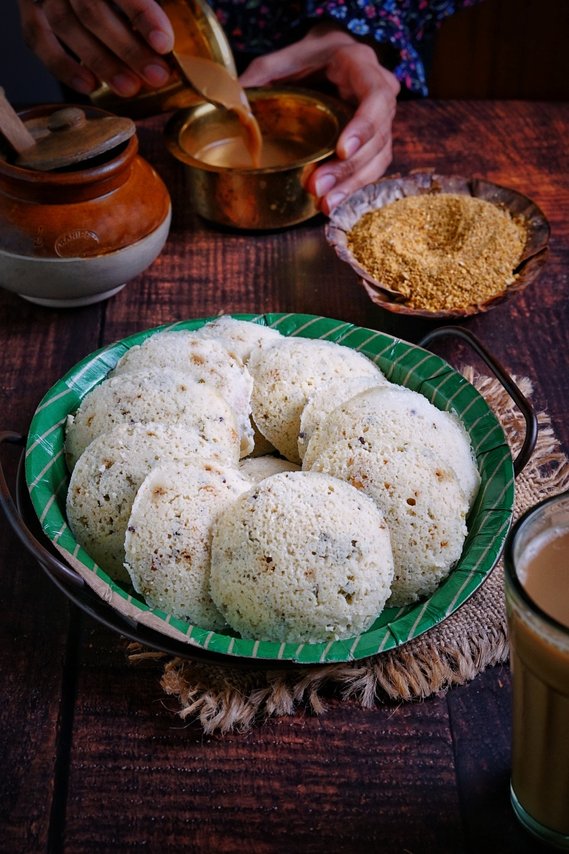 Instant Rava Idli - Soft and Spongy South Indian Breakfast Semolina Idli.