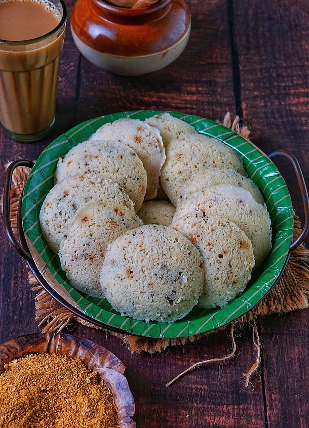 Instant Rava Idli - Soft and Spongy South Indian Breakfast Semolina Idli.