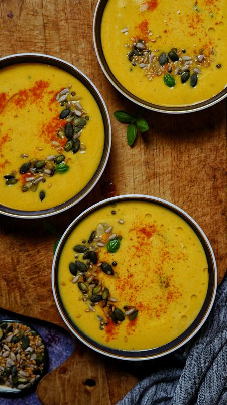 Spicy Roasted Pumpkin Soup
