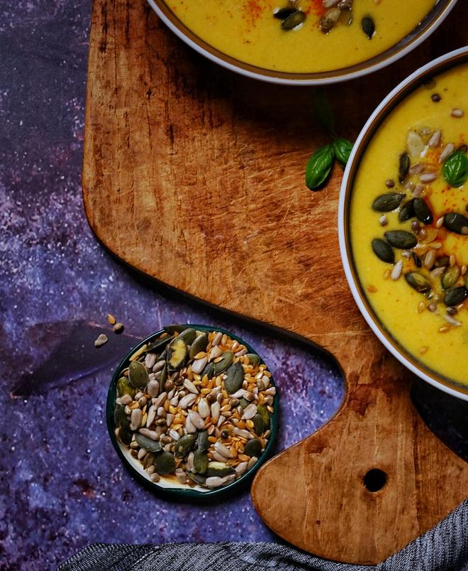 Spicy Roasted Pumpkin Soup