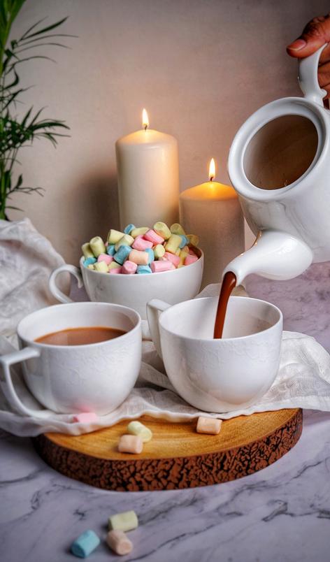 It is without a doubt, a day for hot chocolate !!! 😍I think with all the decorations up, the cards written and some gifts wrapped Christmas