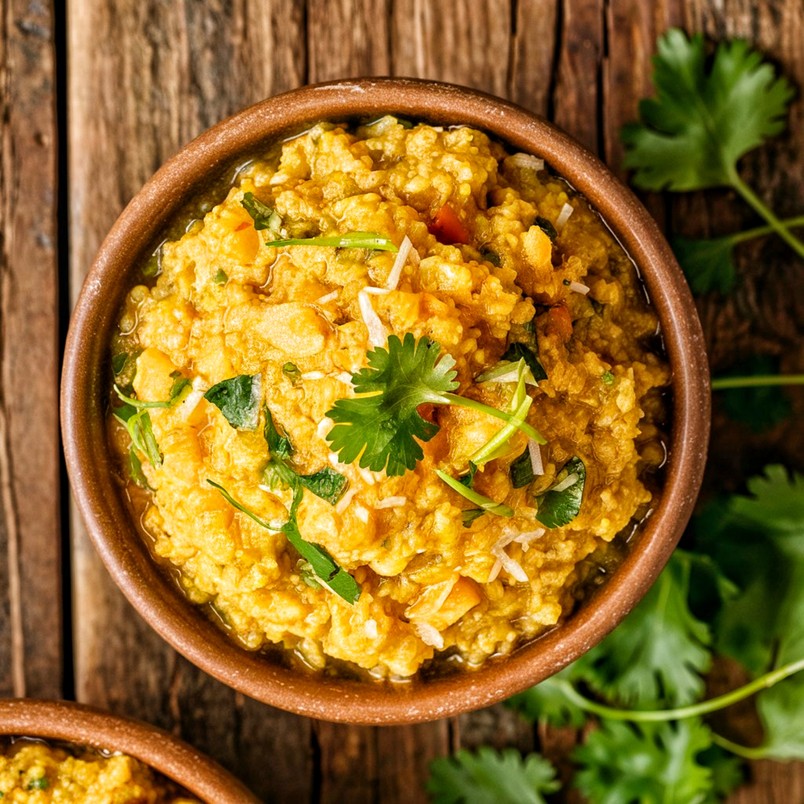 A healthy, delicious, nutritious onepot Moongdal Quinoa Khichdi