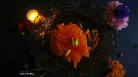 Traditional Indian sweet snacks : Jalebi