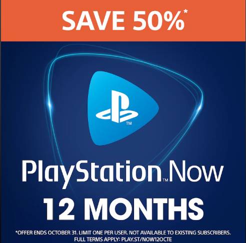 12 months PlayStation Now membership £21.84 from CDKeys